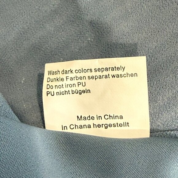 Grace Karin Womens Sequin Spaghetti Strap Top Blue Medium Polyester Spandex New - Picture 5 of 8